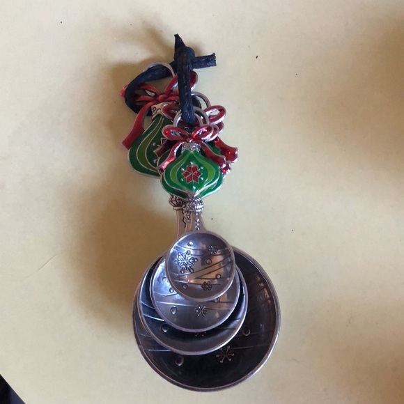 Vintage Christmas Measuring spoons baking cooking Holiday Decor great condition - Picture 6 of 9